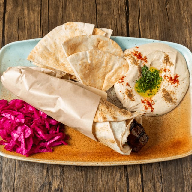 Beef Kebab Wrap Combo.