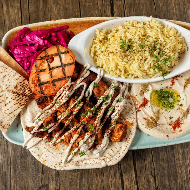 Chicken Shawarma Platter.