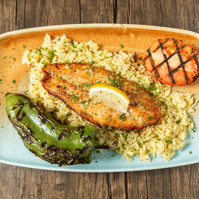 Branzino Filet Platter.
