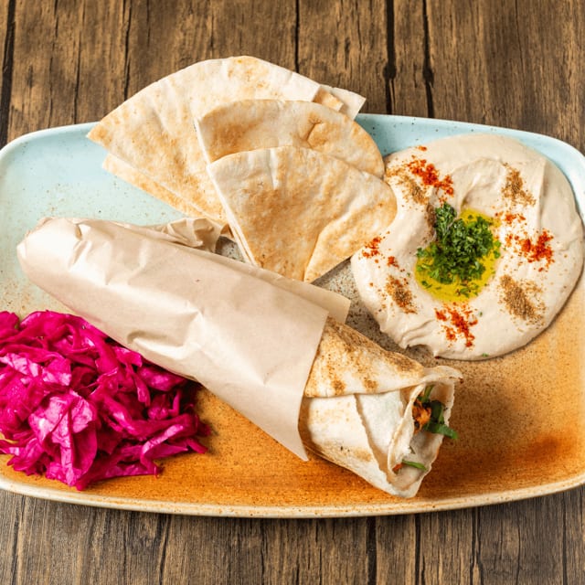 Chicken Shawarma Wrap Combo.