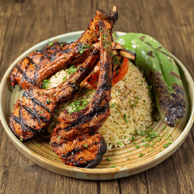 New Zeal & Lamb Chops Platter.