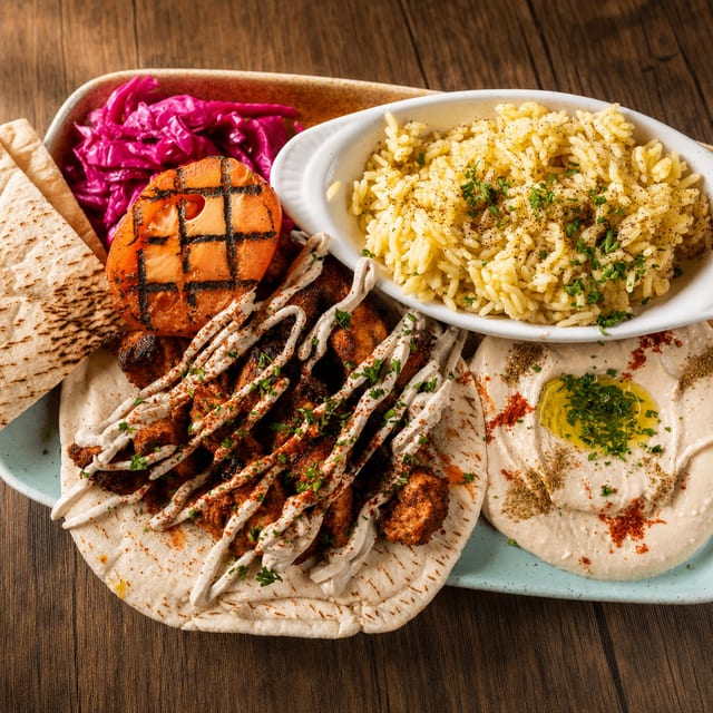Chicken Shawarma Platter.