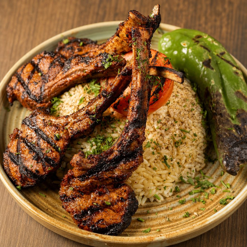 New Zeal & Lamb Chops Platter.