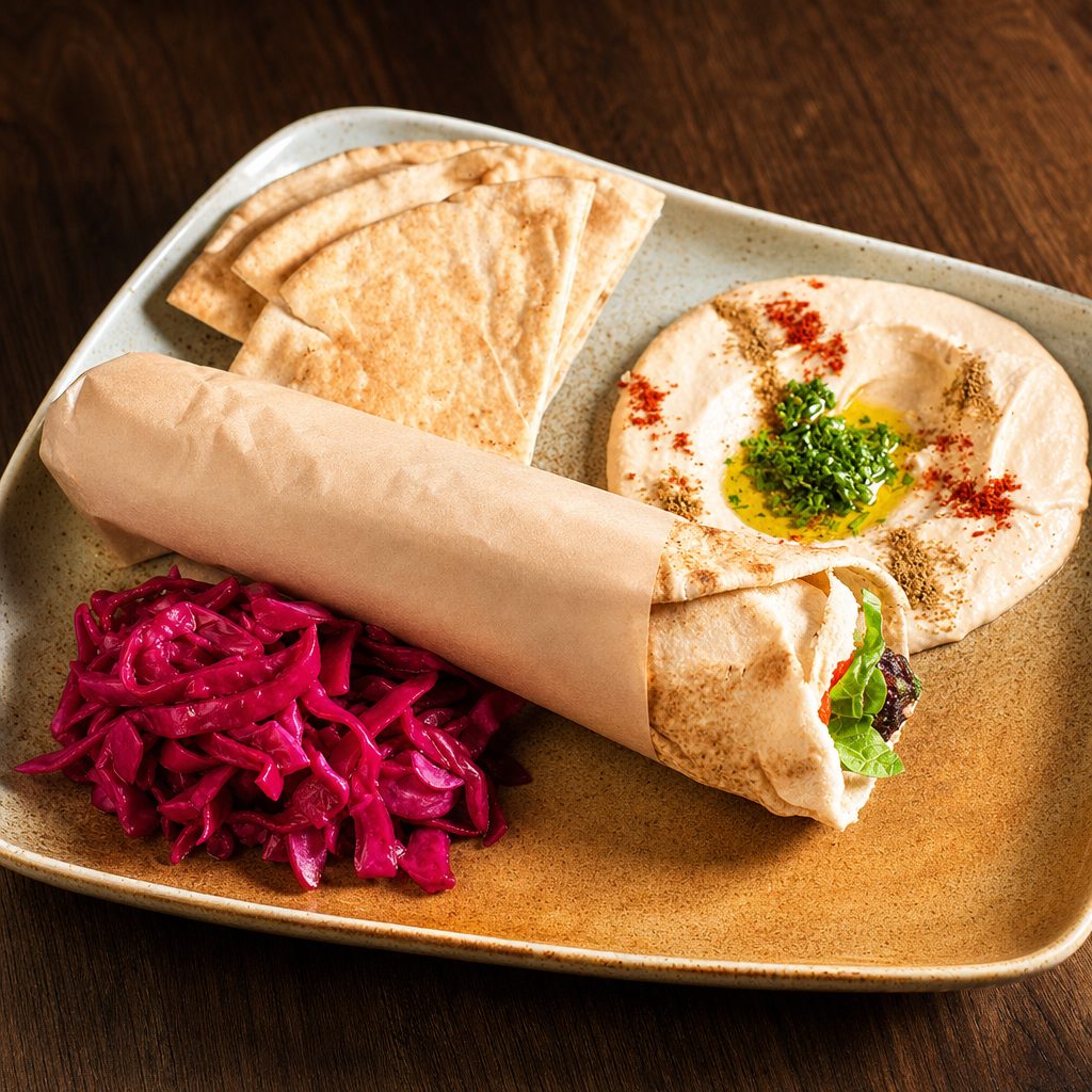 Lule Kebab Wrap Combo.