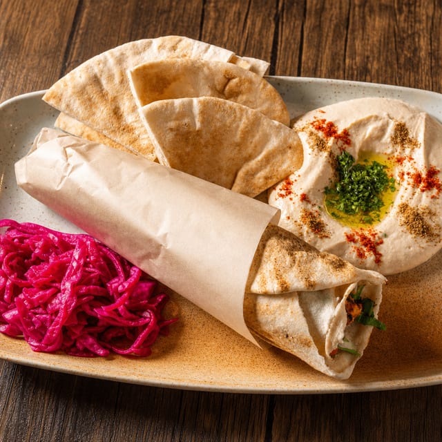 Chicken Shawarma Wrap Combo.