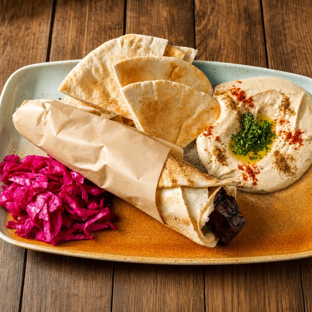 Beef Kebab Wrap Combo.
