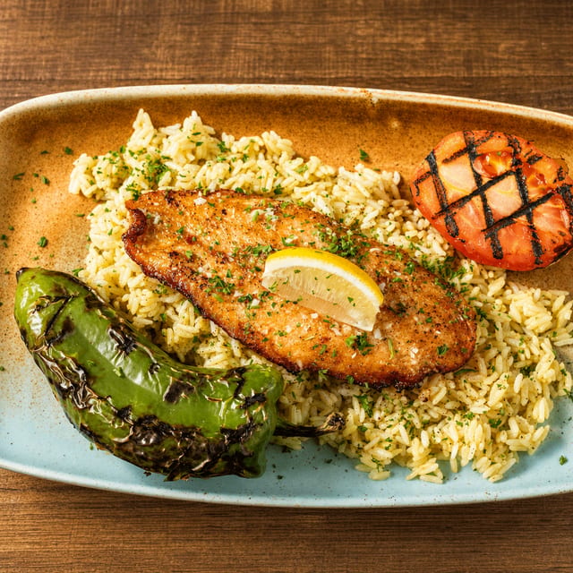 Branzino Filet Platter.